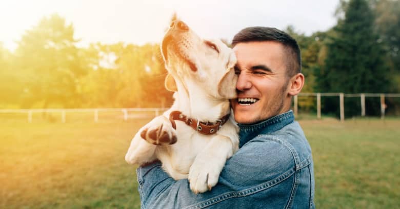 Man with Dog