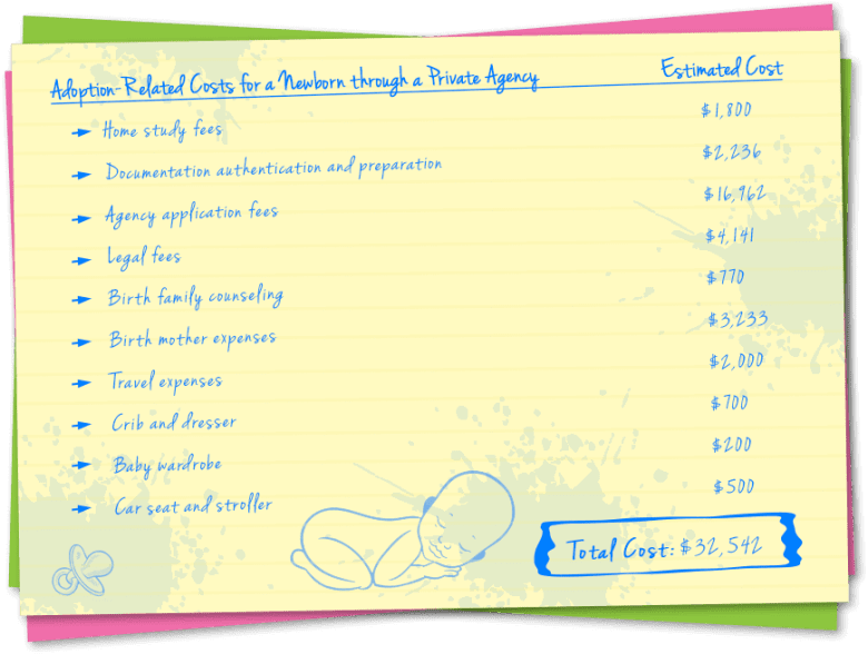 sample estimated costing for adoption