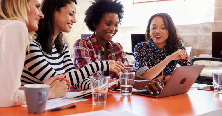 A small group of women meet to help each other make sound financial decisions