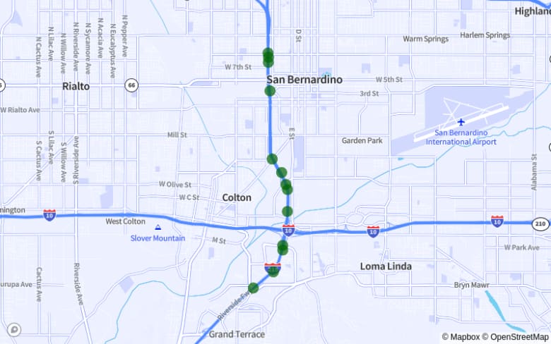 Colton | San Bernardino map