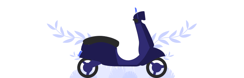 An illustration of a scooter.