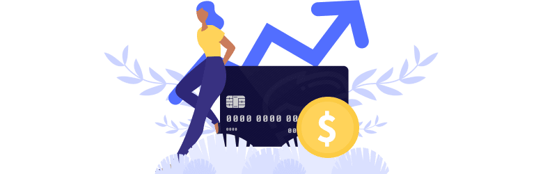 An illustrative image of a successful cardholder whose experience in maximizing their cash back rewards.
