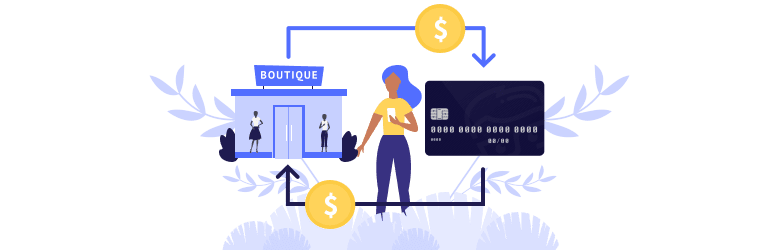 An illustrative image of a successful boutique owner whose experience in maximizing their cash back rewards for business use.