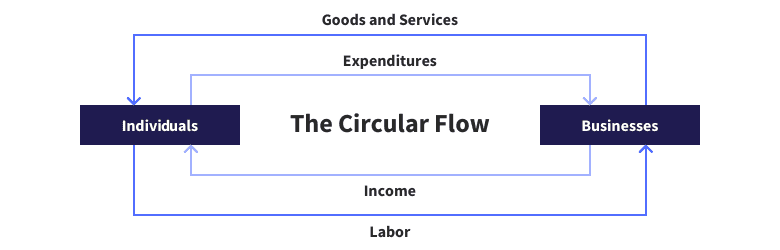 The circular flow of the economy