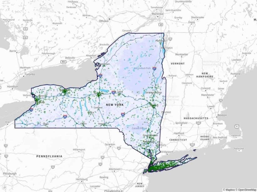 New York Deadly Road Maps