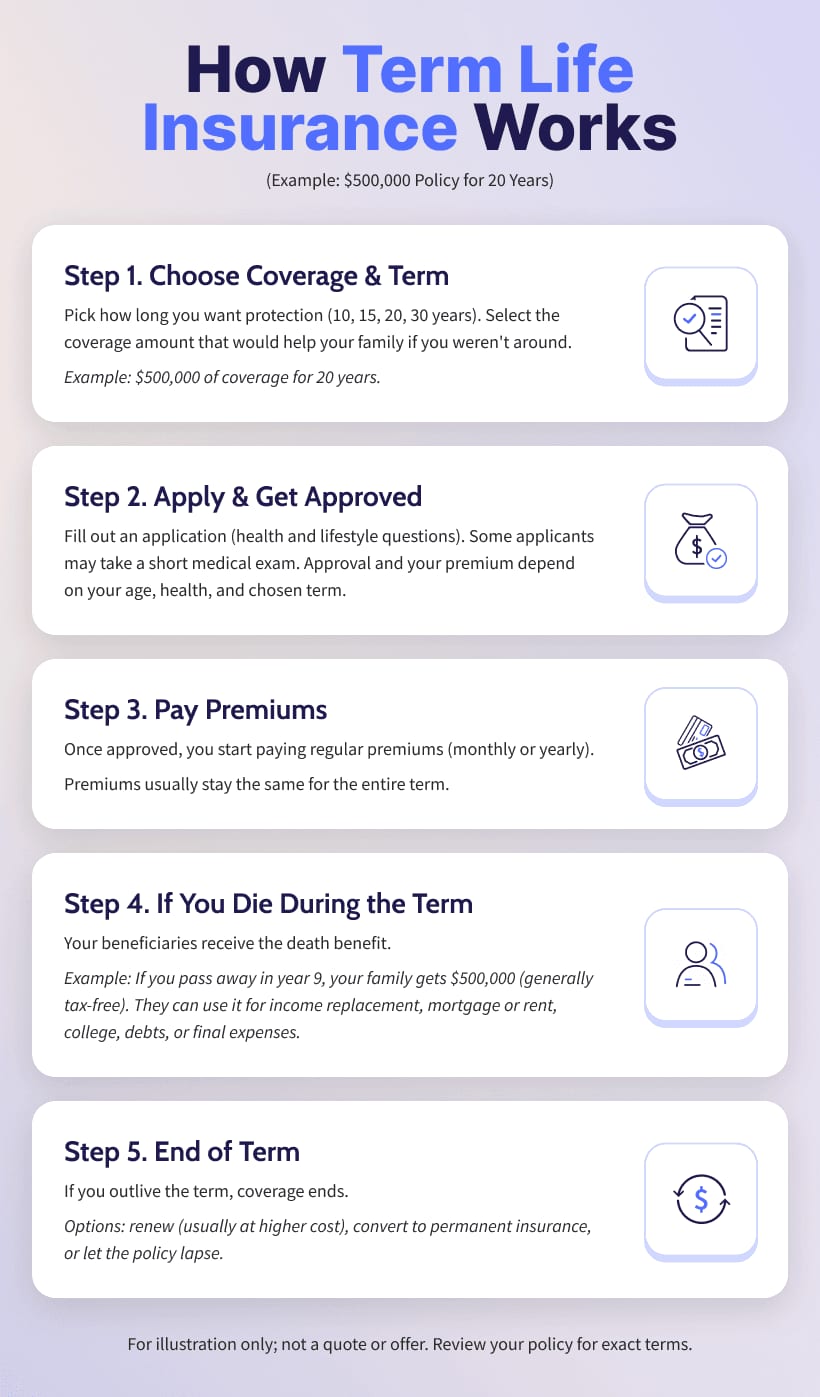 How term life insurance works