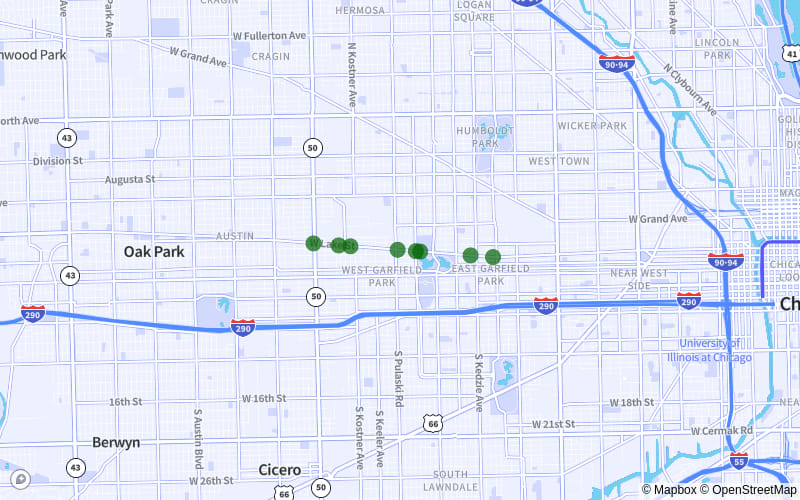 Lake St. from N. Cicero Ave. to N. Sacramento Blvd.