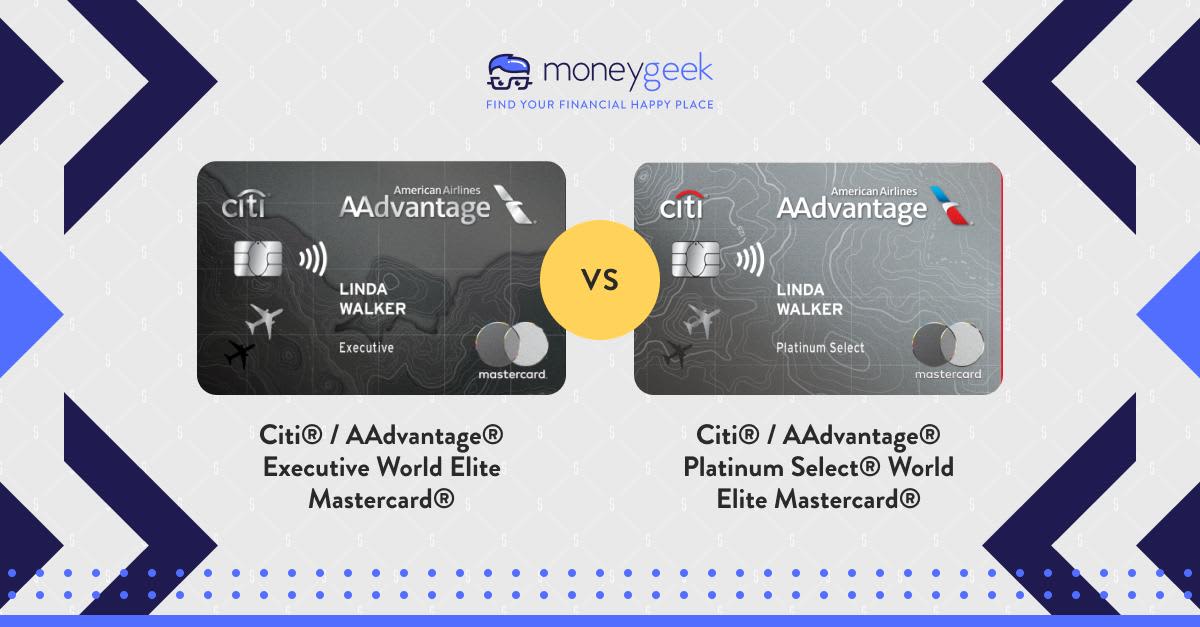 AA Executive World Elite vs. Citi AA Platinum Select Credit Card Comparison