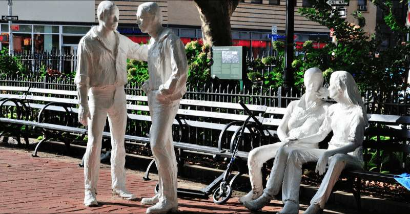 The Stonewall Monument in New York