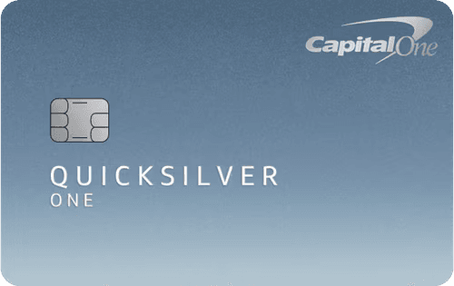 Credit Card logo for Capital One QuicksilverOne Cash Rewards Credit Card