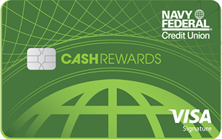 Navy Federal Credit Union Visa Signature cashRewards Card