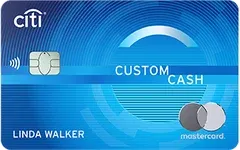 Credit Card logo for Citi Custom Cash® Card