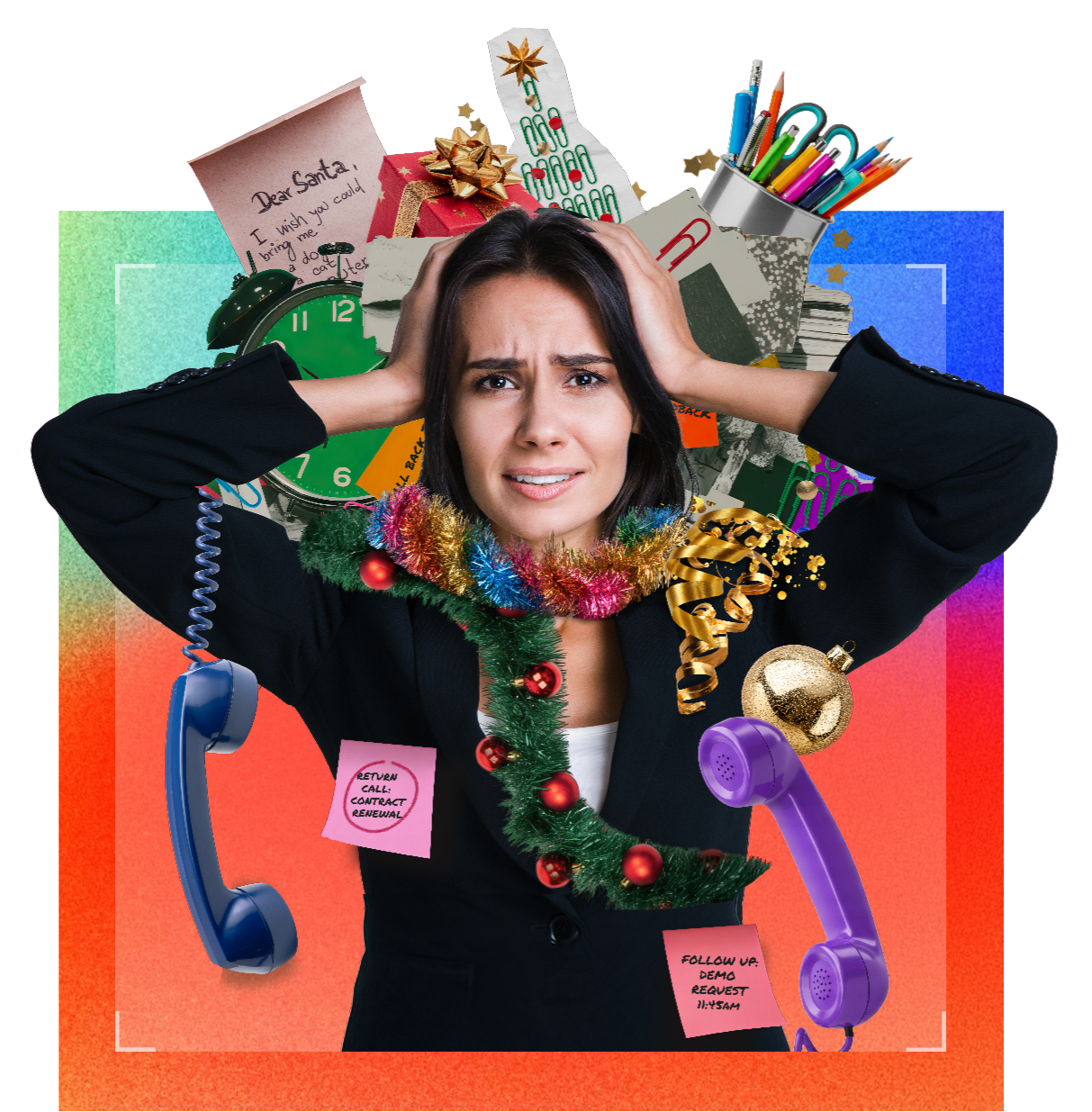 Find your holiday calm<br>with our real people & AI<br> answering services​