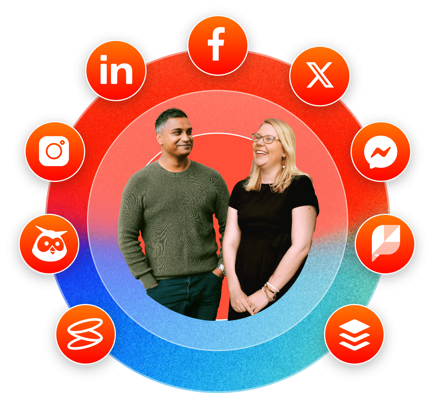 Extraordinary people managing your social channels