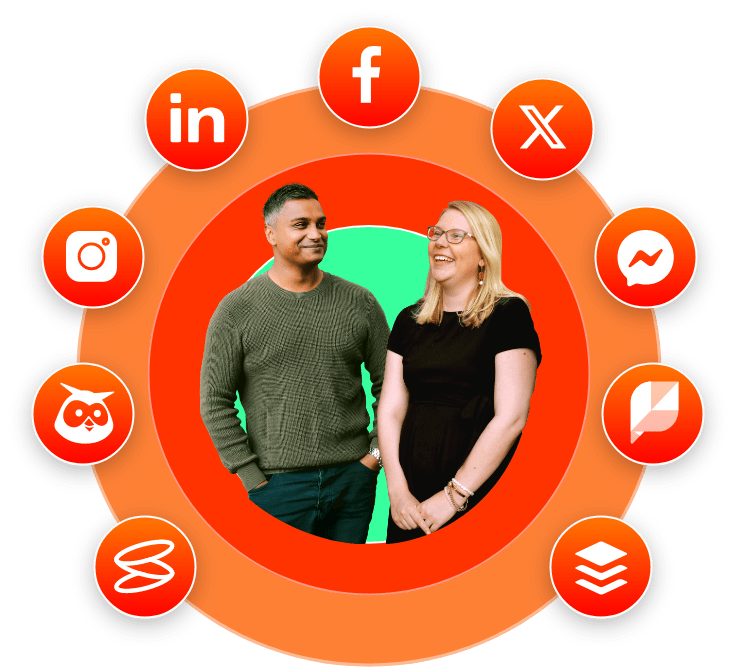 Extraordinary people managing your social channels