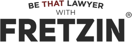 Be That Lawyer with FRETZIN, Inc. Logo