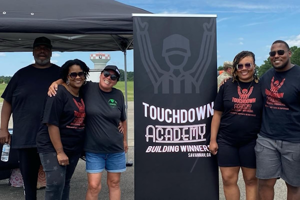 Touchdown Academy giving back to the community