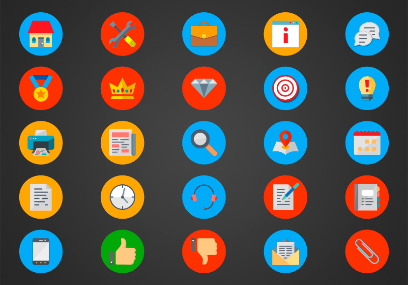 Pack de Iconos Gratis - 25 Iconos de Negocios | Business Icon Pack