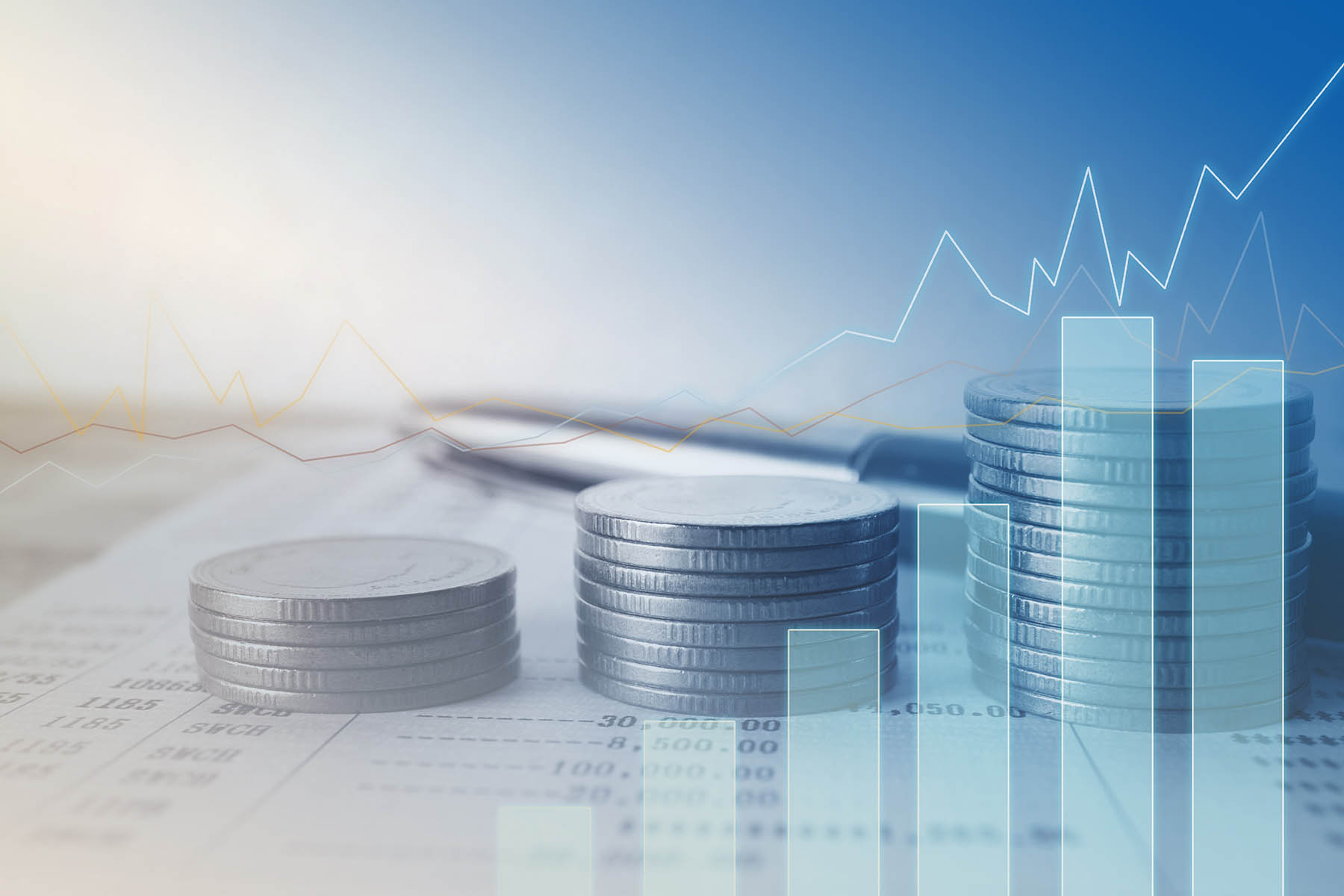 Money graph with projections