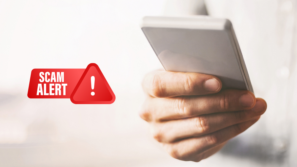 Person using their smartphone