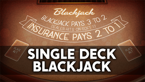 Single Deck Blackjack Cover Image