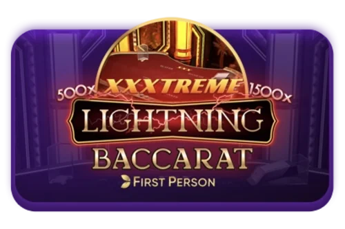 First Person XXXtreme Lightning Baccarat Cover Image