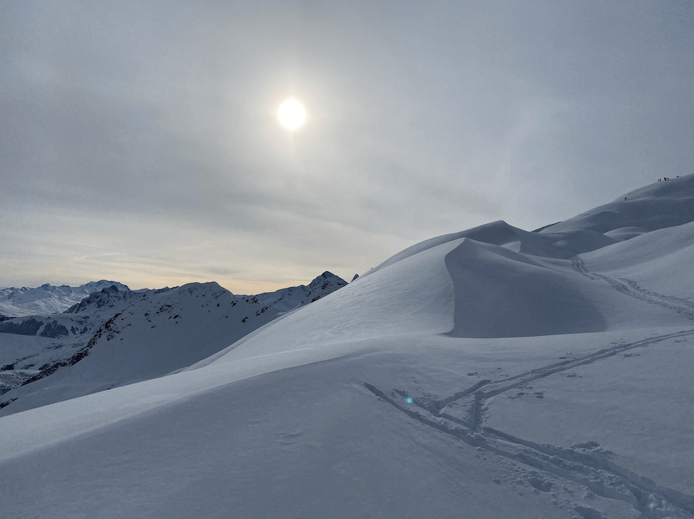 Départ de Montsapey.