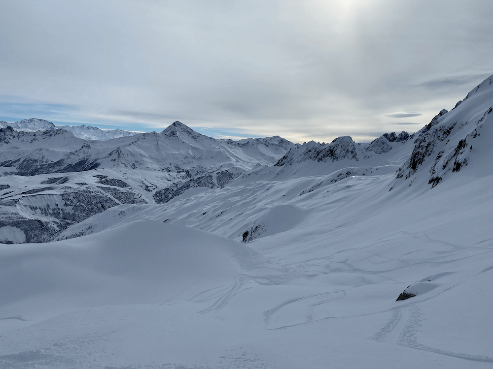 Départ de Montsapey.