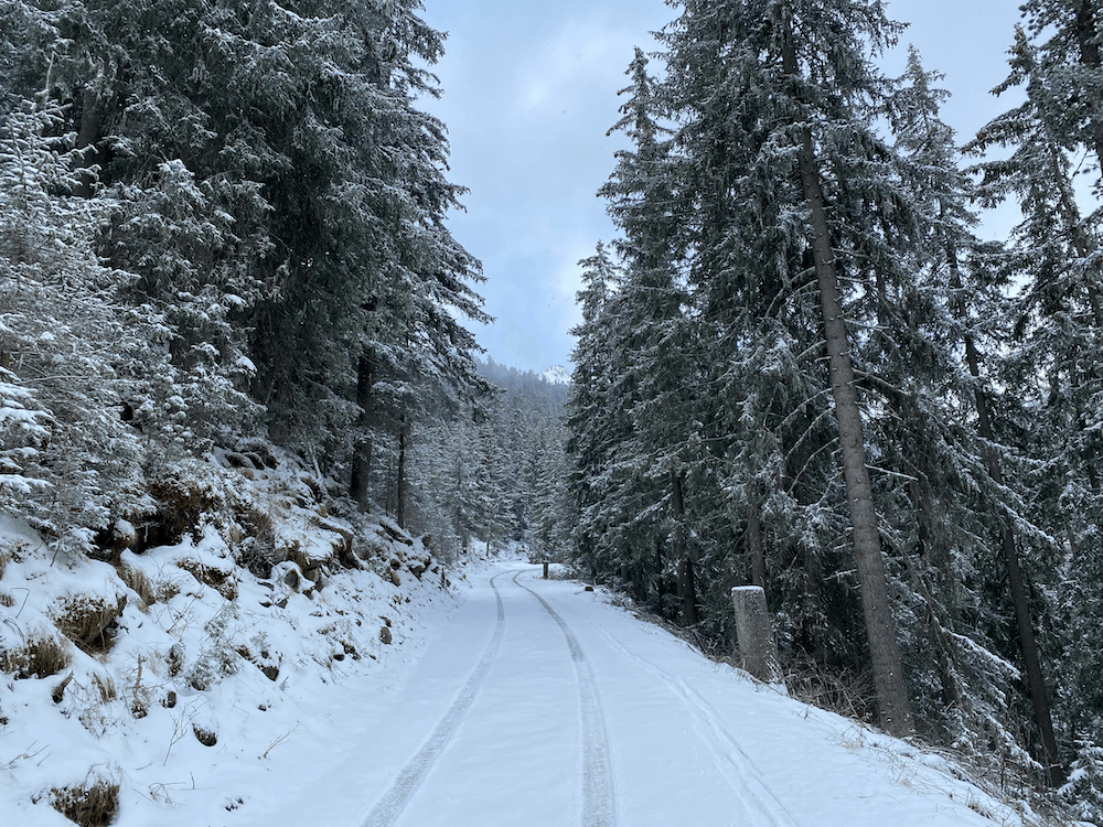 Départ de Valfrejus