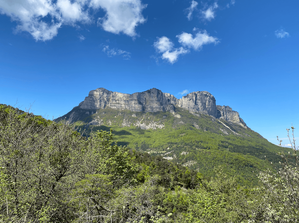 Les 3 becs depuis le hameau de la Chaudière