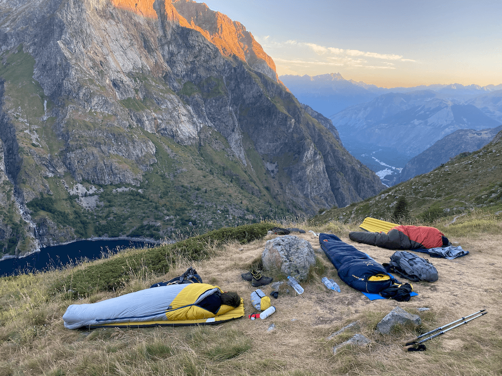 Nuit à la belle étoile entre le Lac du Lauvitel et de la Muzelle