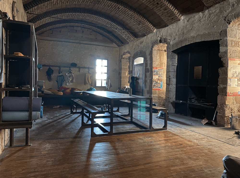 L'intérieur du prieuré de la sainte victoire