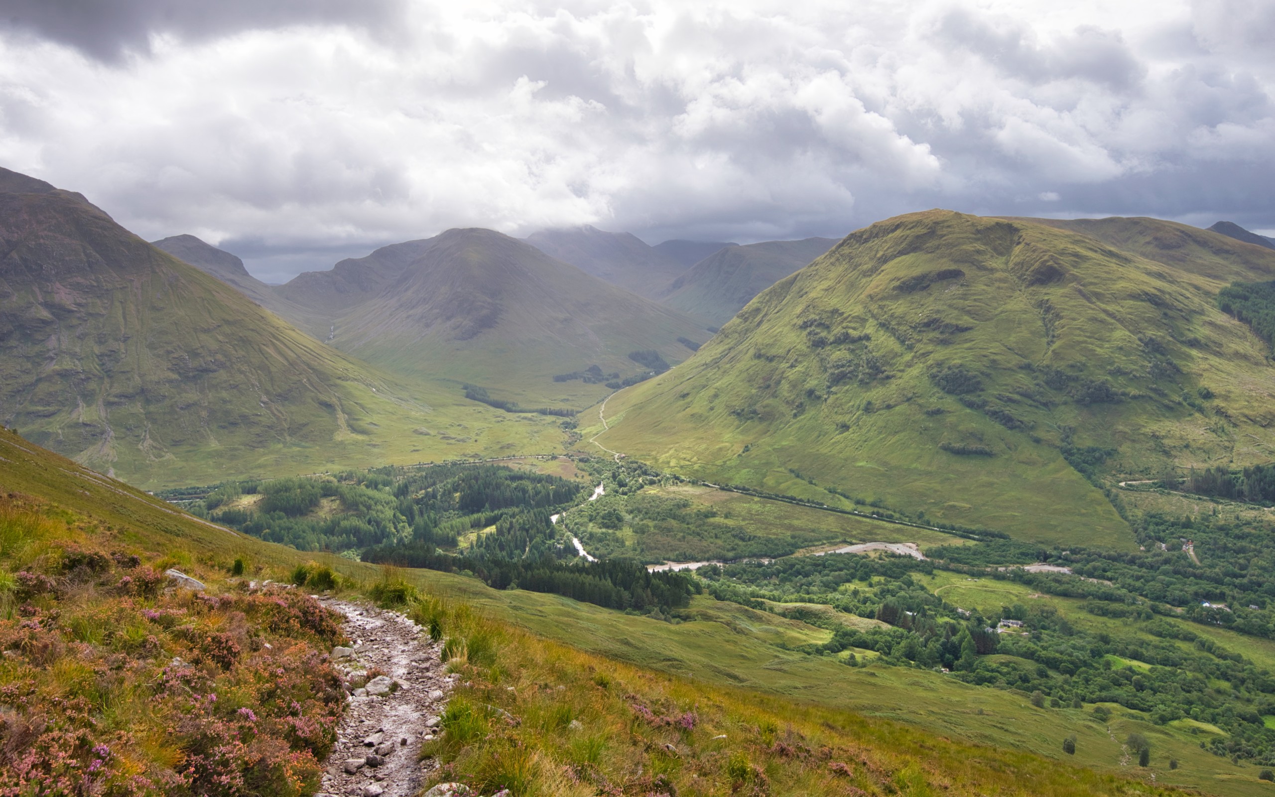 View from Pap of Glencoe