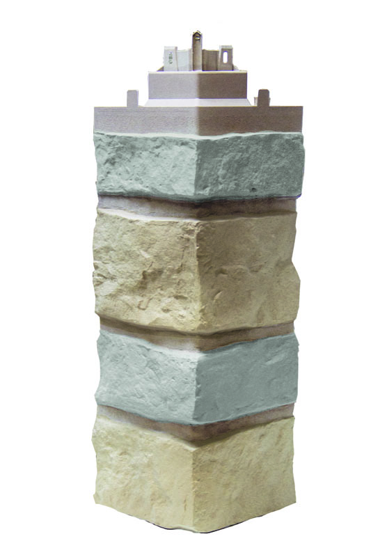 Monsma | Creek Ledgestone Crnr - Nordic Mist