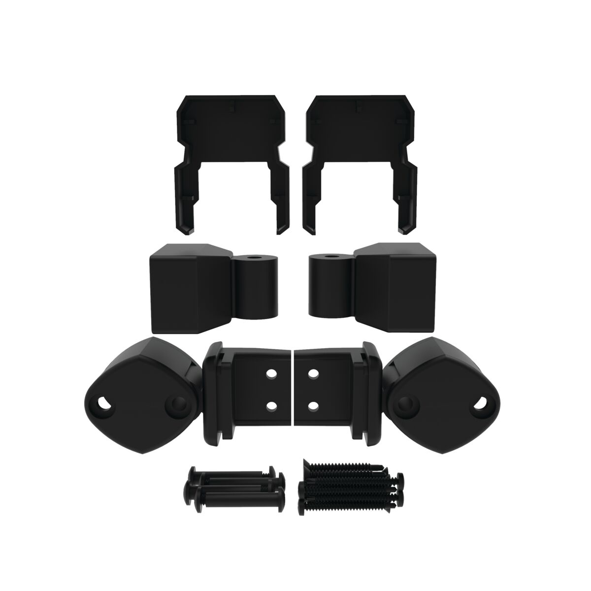 Monsma | TRISTAN ANGLE BRKT (4) SATIN BLACK