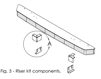 Monsma | Riser For Surround (2 1/2