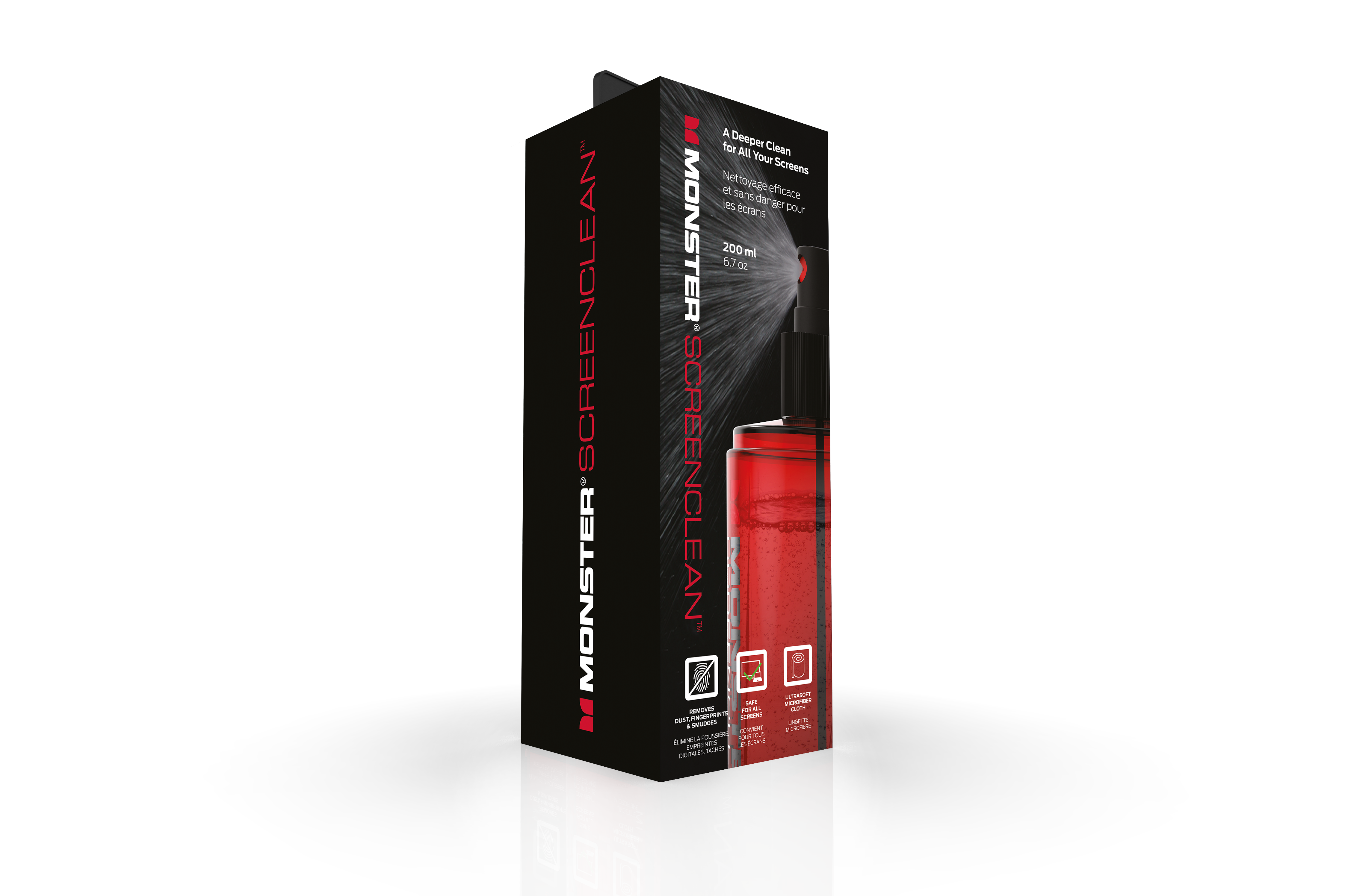 MONSTER NETTOYANT ET LINGETTE 200ML - Couleur Standard