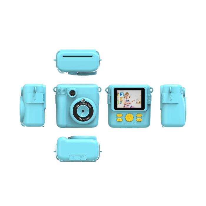 APPAREIL PHOTO ENFANT MUVIT KIDPIC - Couleur Bleu