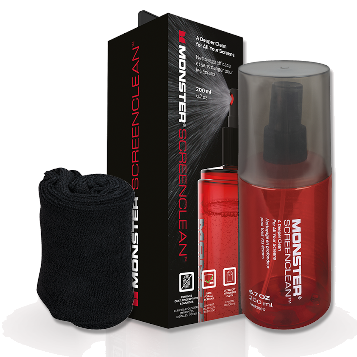 MONSTER NETTOYANT ET LINGETTE 200ML