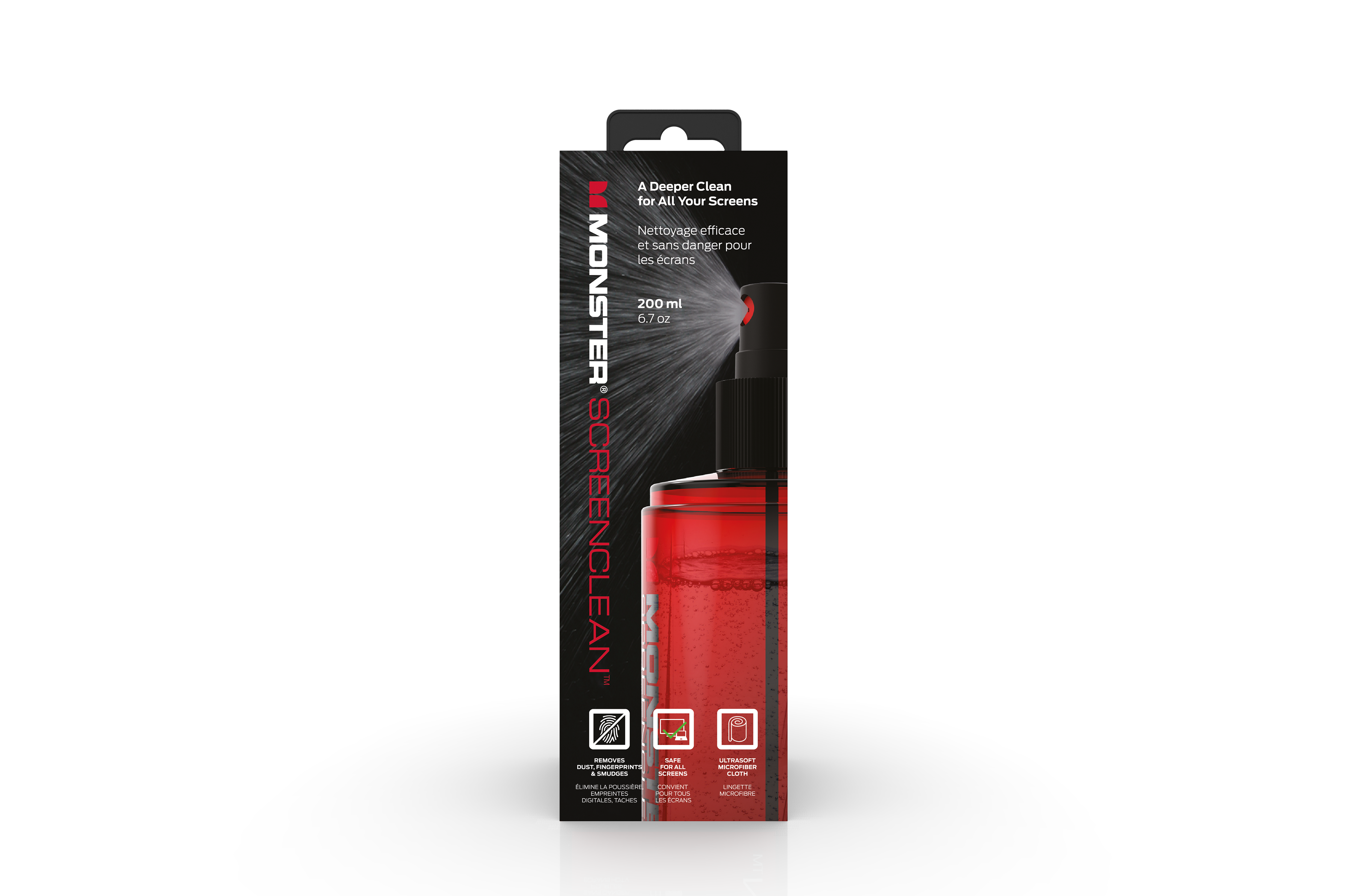 MONSTER NETTOYANT ET LINGETTE 200ML - Couleur Standard