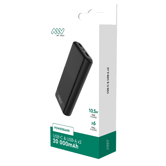POWERBANK MYWAY 20K MAH - Couleur Standard