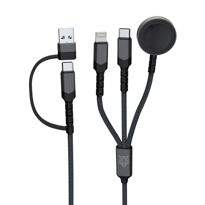 CABLE TIGER POWER LITE 6 EN 1 AVEC APPLE WATCH