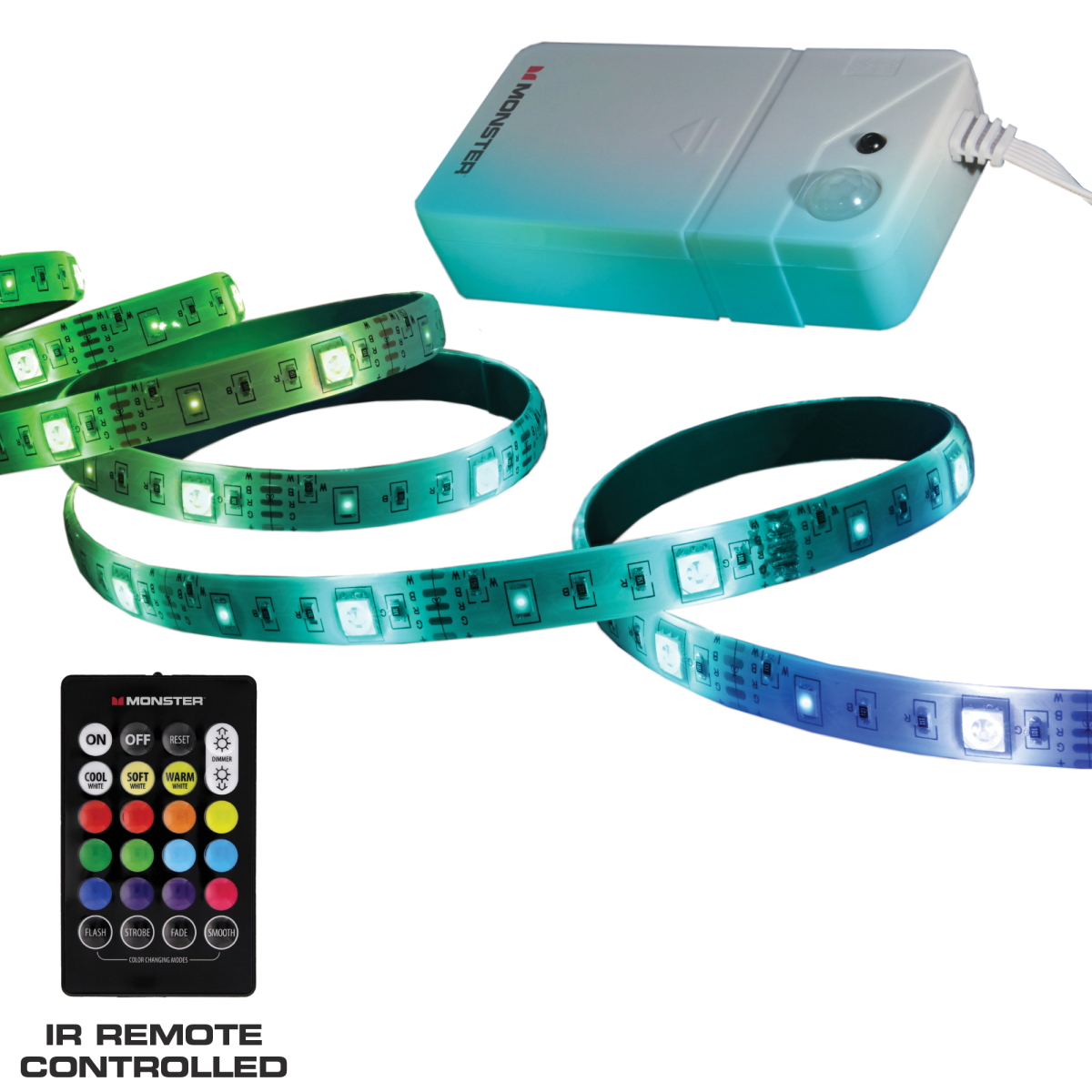 MONSTER ILLUMINESCENCE BASIC LIGHTSTRIP 2M MOTION REACTIVE PILES INT