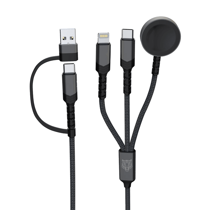 CABLE TIGER POWER LITE 6 EN 1 AVEC APPLE WATCH