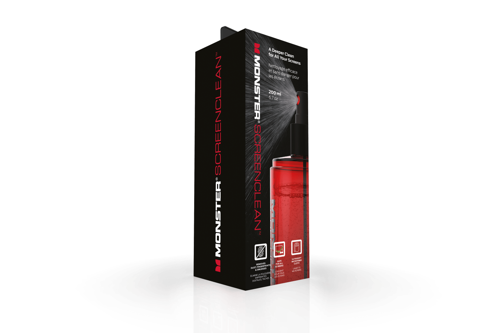 MONSTER NETTOYANT ET LINGETTE 200ML - Couleur Standard