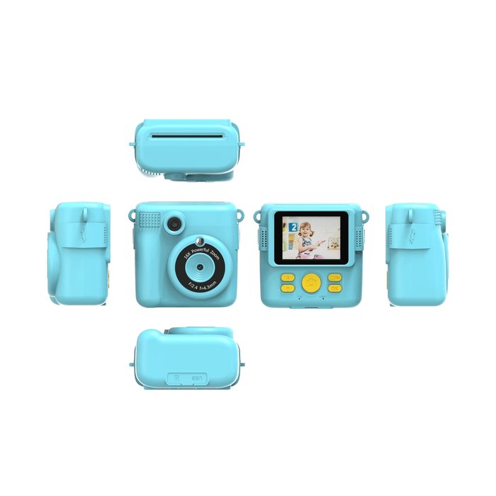 APPAREIL PHOTO ENFANT MUVIT KIDPIC - Couleur Bleu