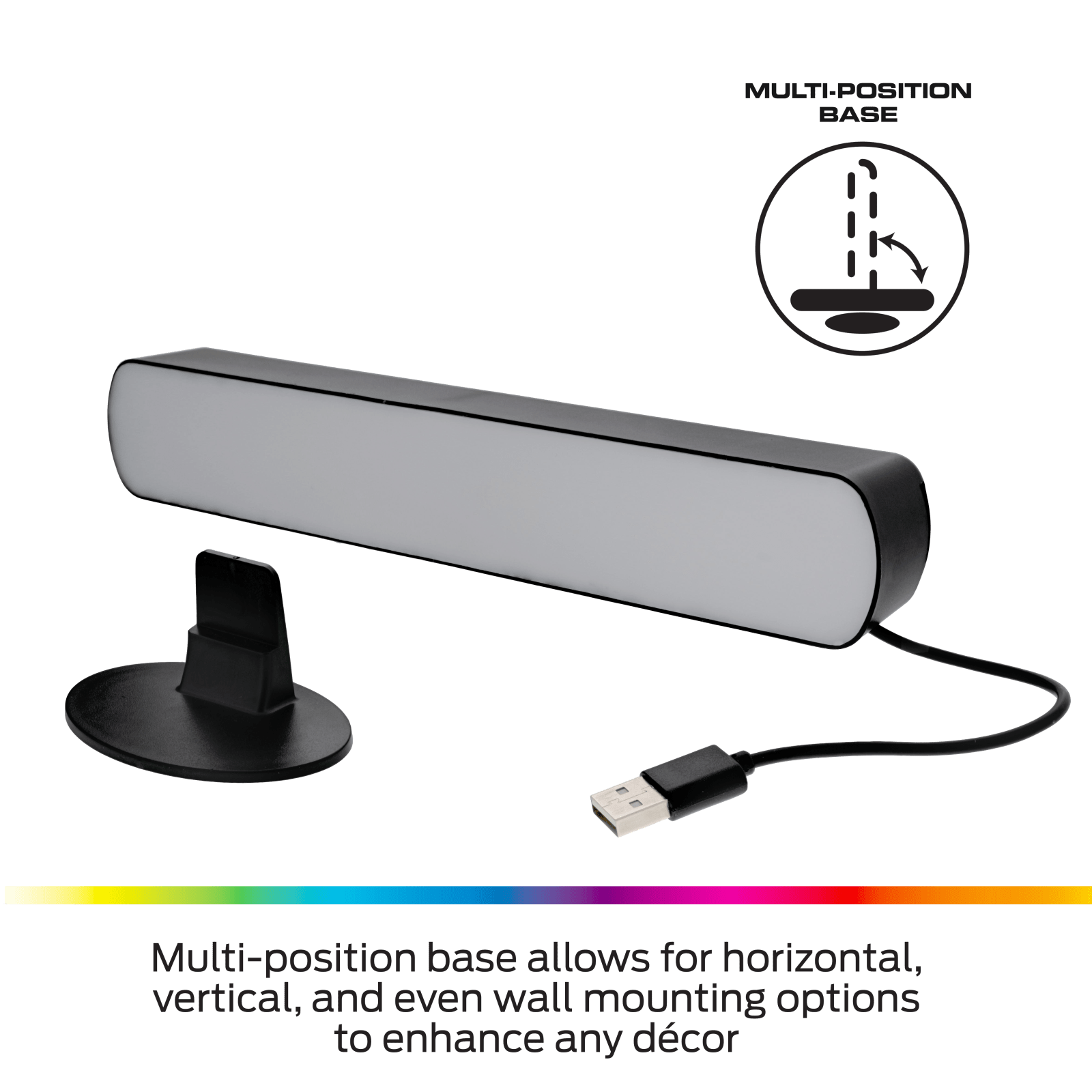 MONSTER ILLUMINESCENCE BASIC LED LIGHT BAR PAIR RGB INT - Couleur Standard