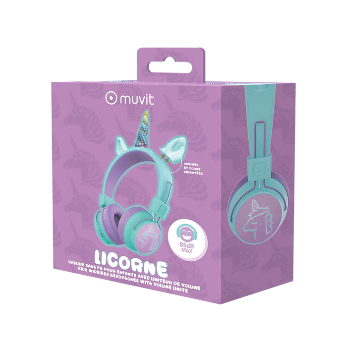 CASQUE SANS FILS ENFANTS MUVIT LICNE - Couleur Or