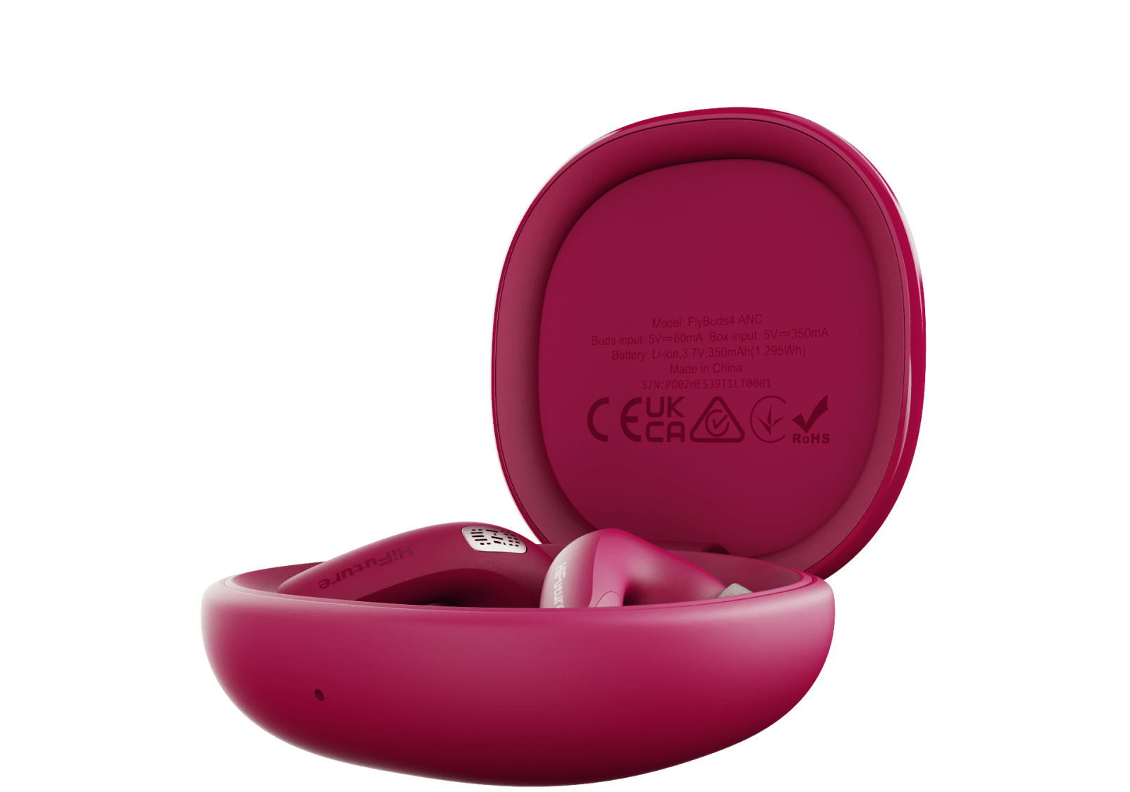 ECOUTEUR HIFUTURE FLYBUDS 4 ANC CHAUD - Couleur Rose