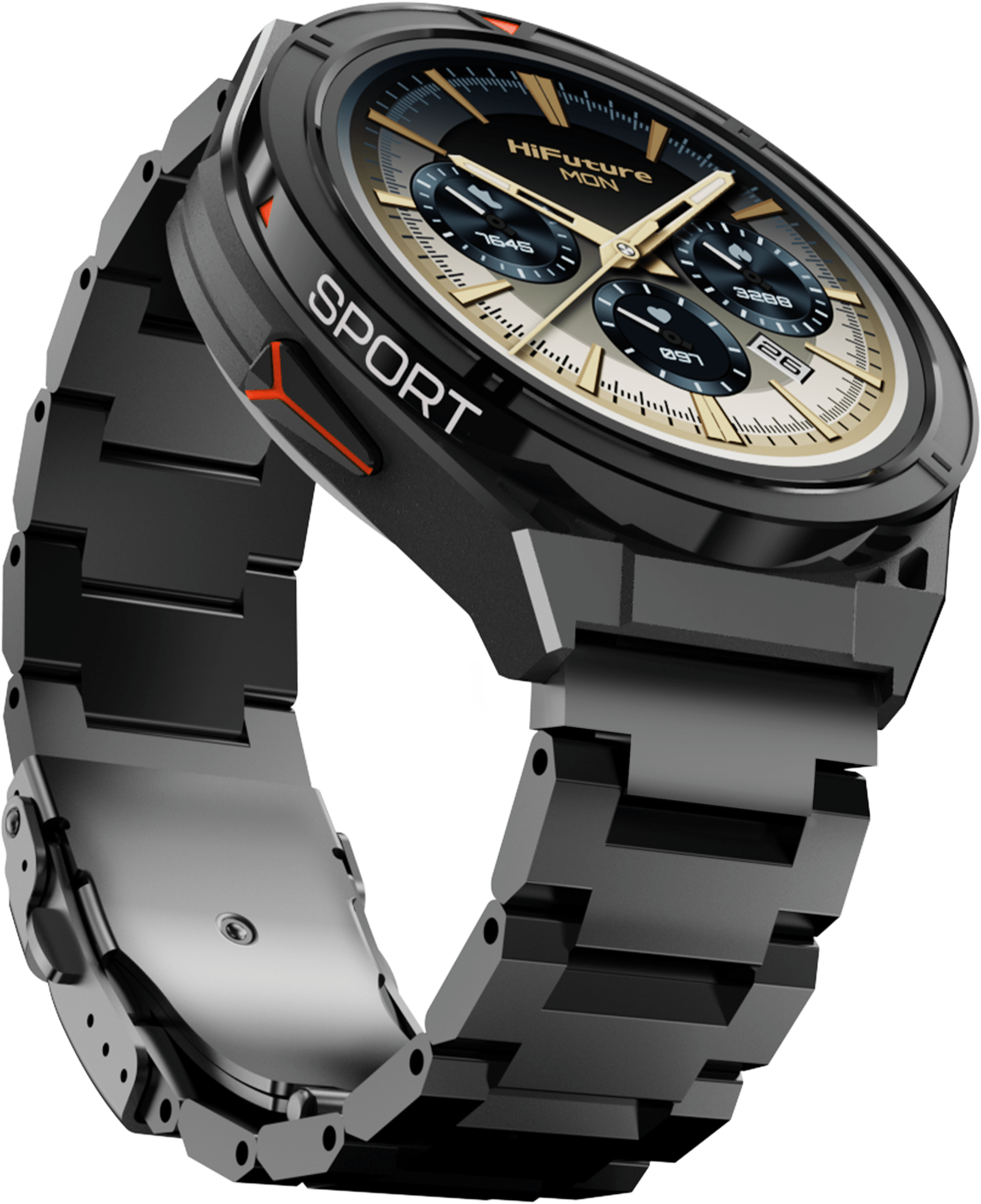 HIFUTURE MONTRE ACTIVE - Couleur Noir/Rouge